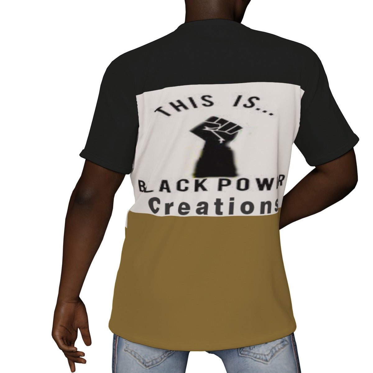 All-Over Print V-Neck T-Shirt