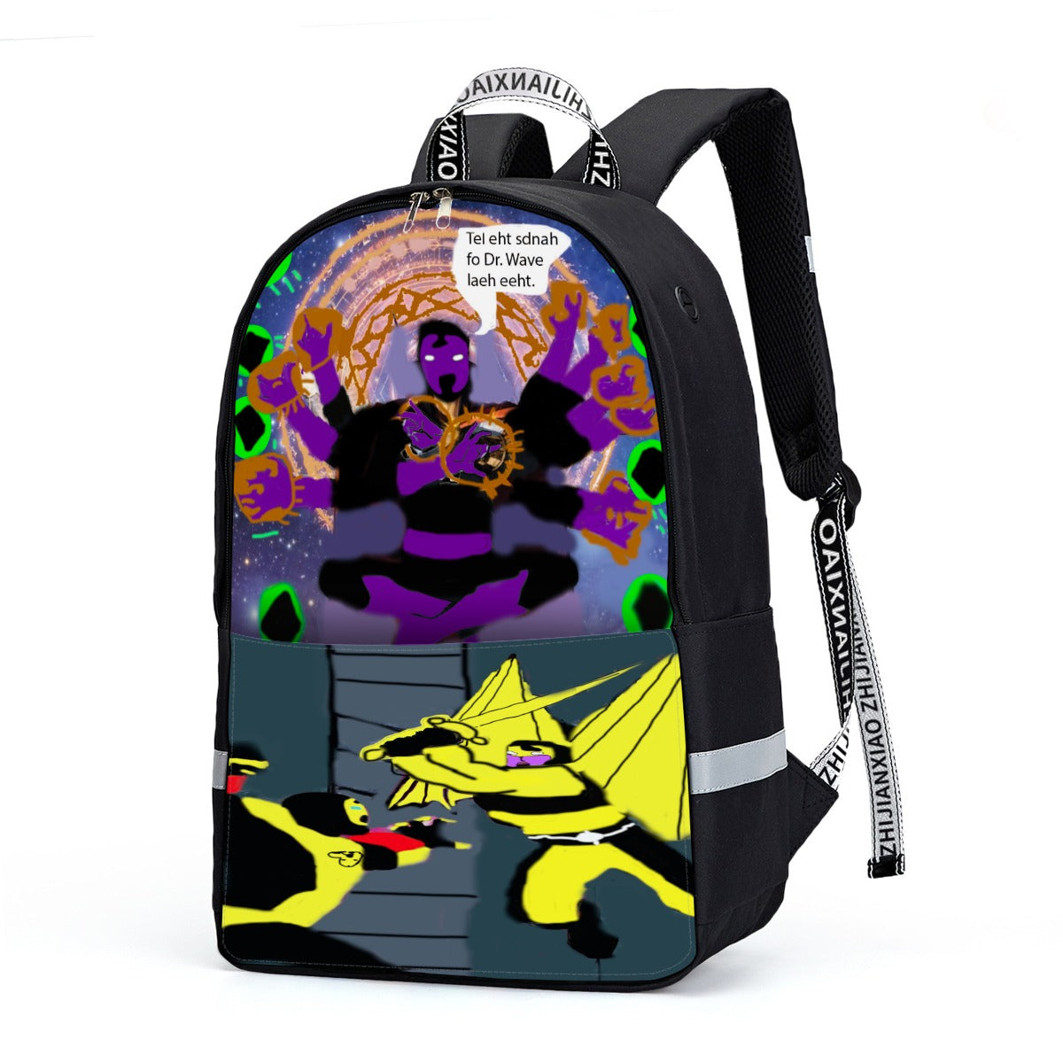 Backpack With Reflective Bar