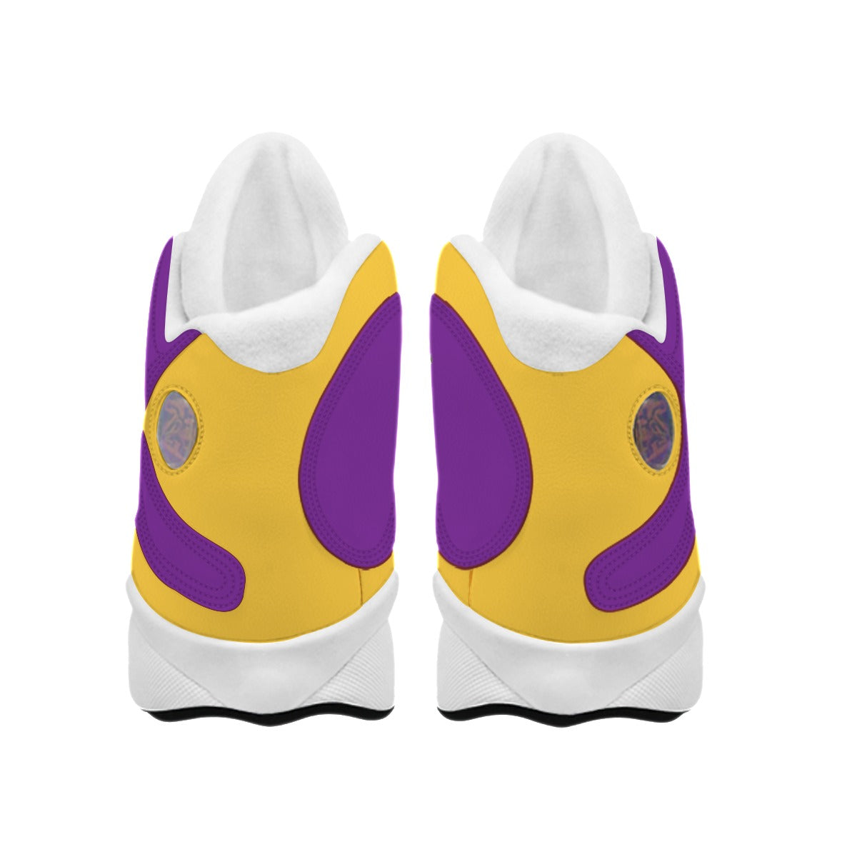 Men's Curved Basketball Shoes With Thick Soles