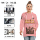 All-Over Print Women's Hoodie With Double Hood