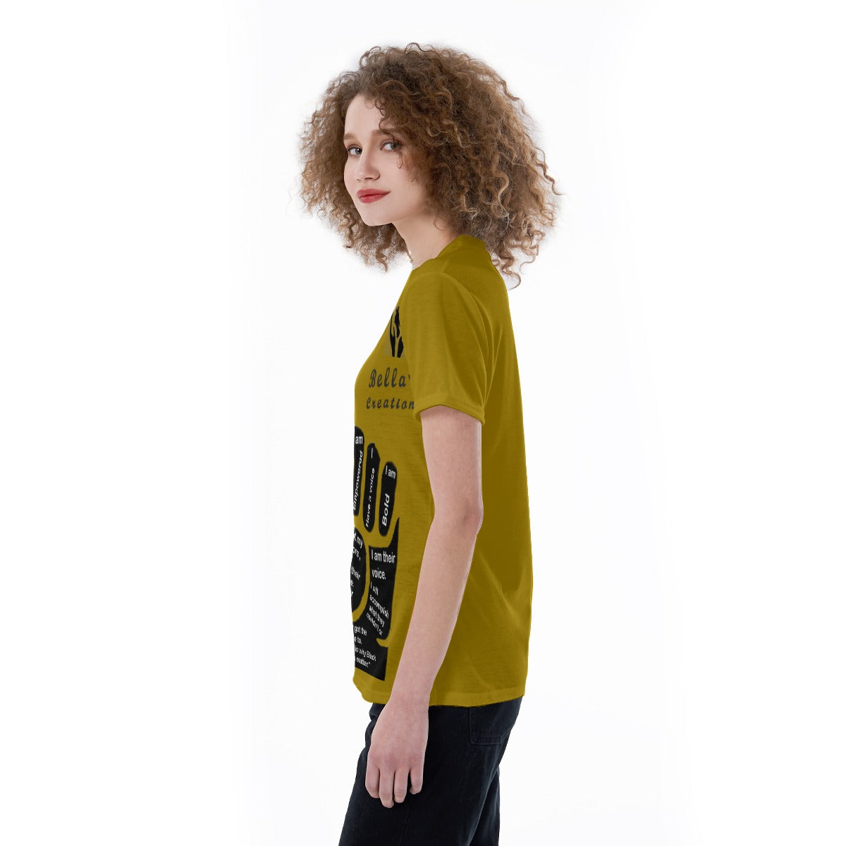 All-Over Print V-neck Women's T-shirt