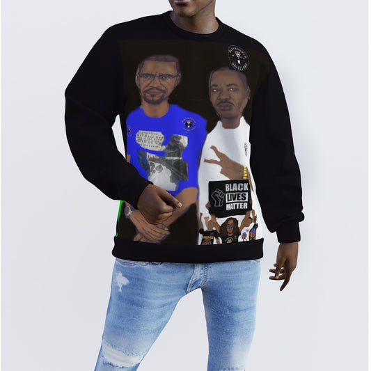 All-Over Print Men's Sweater