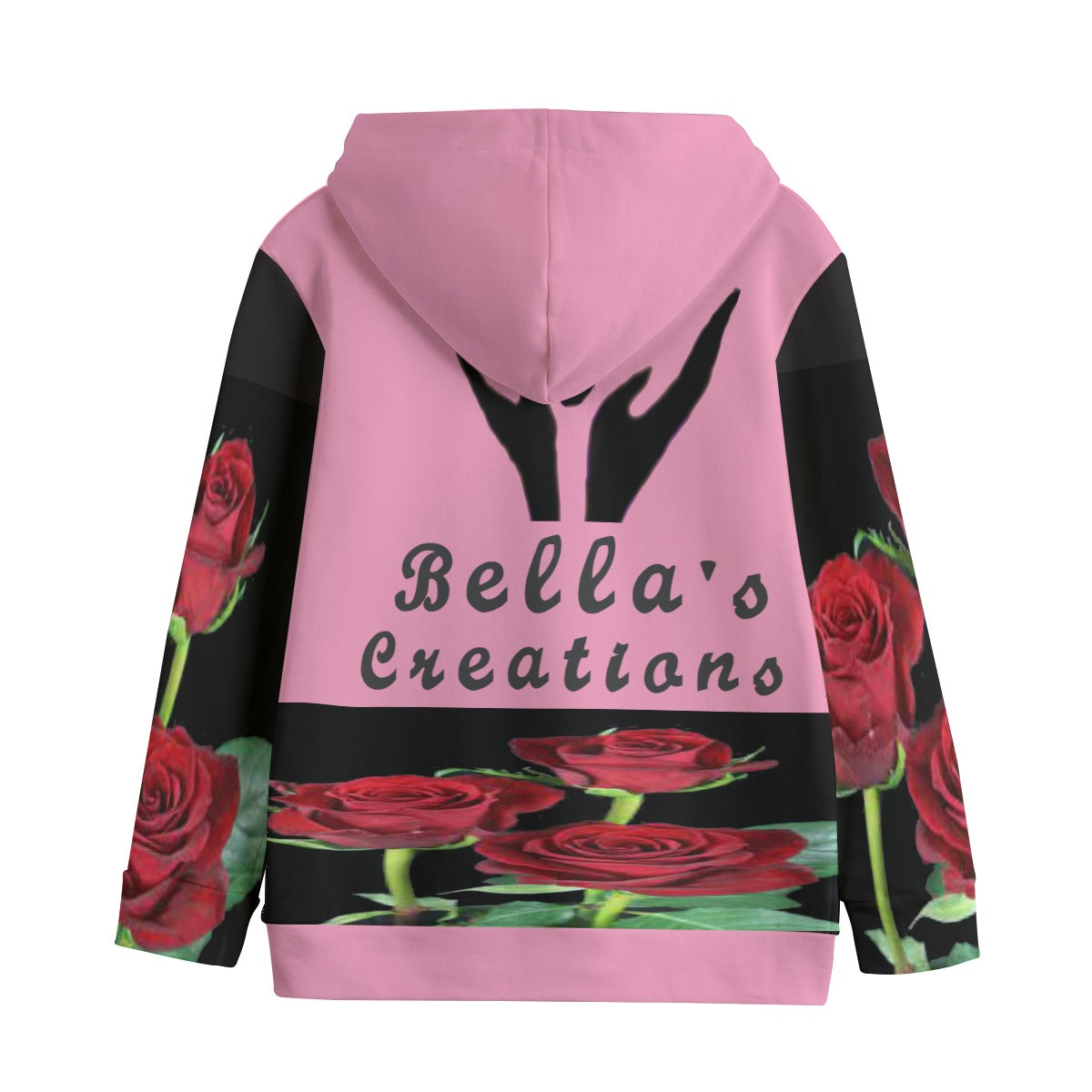 Bella's Creations Pink Hoodie Cotton