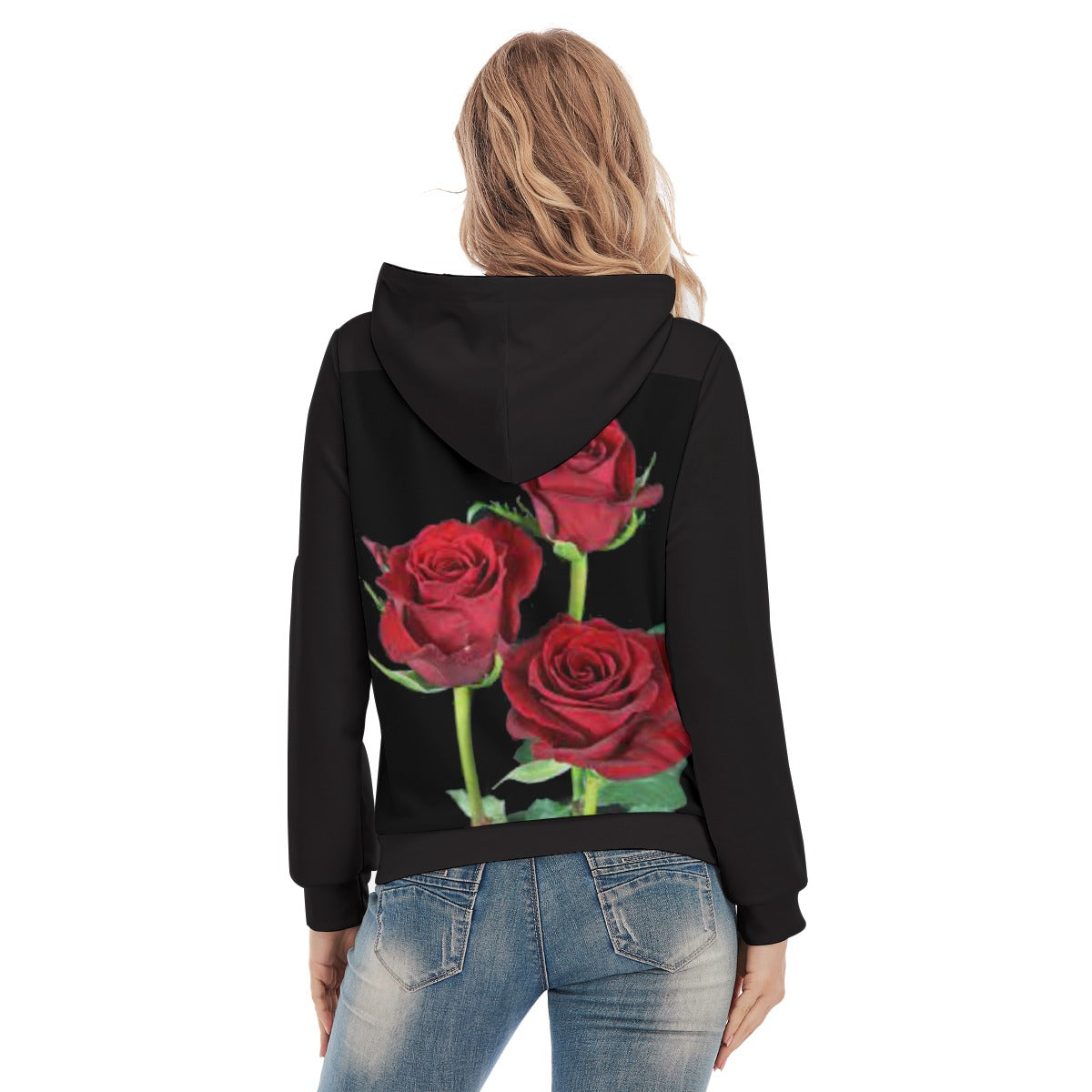All-Over Print Women's Slim Pullover Hoodie