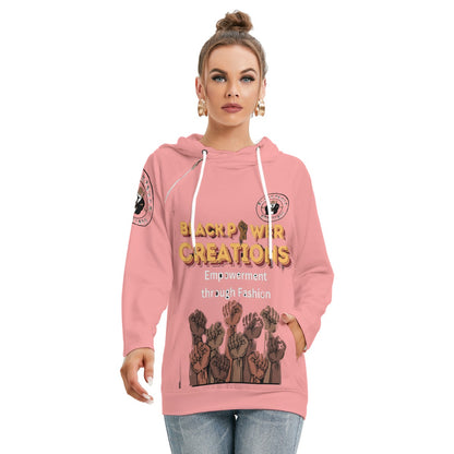 All-Over Print Women's Hoodie With Double Hood