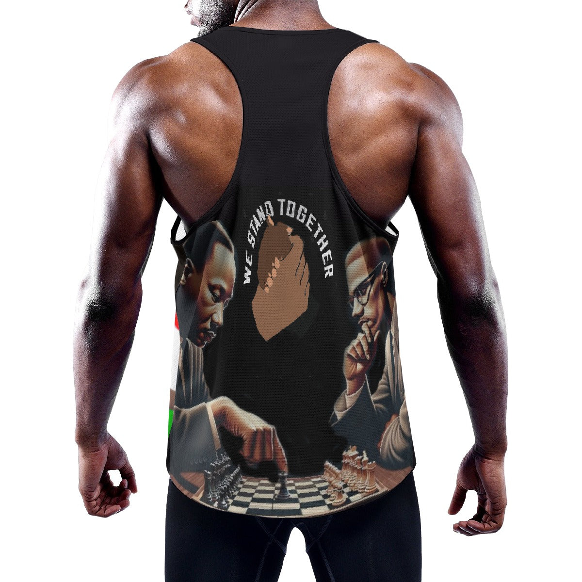 All-Over Print Men's Slim Y-Back Muscle Tank Top