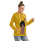 All-Over Print Women's Hoodie With Double Hood
