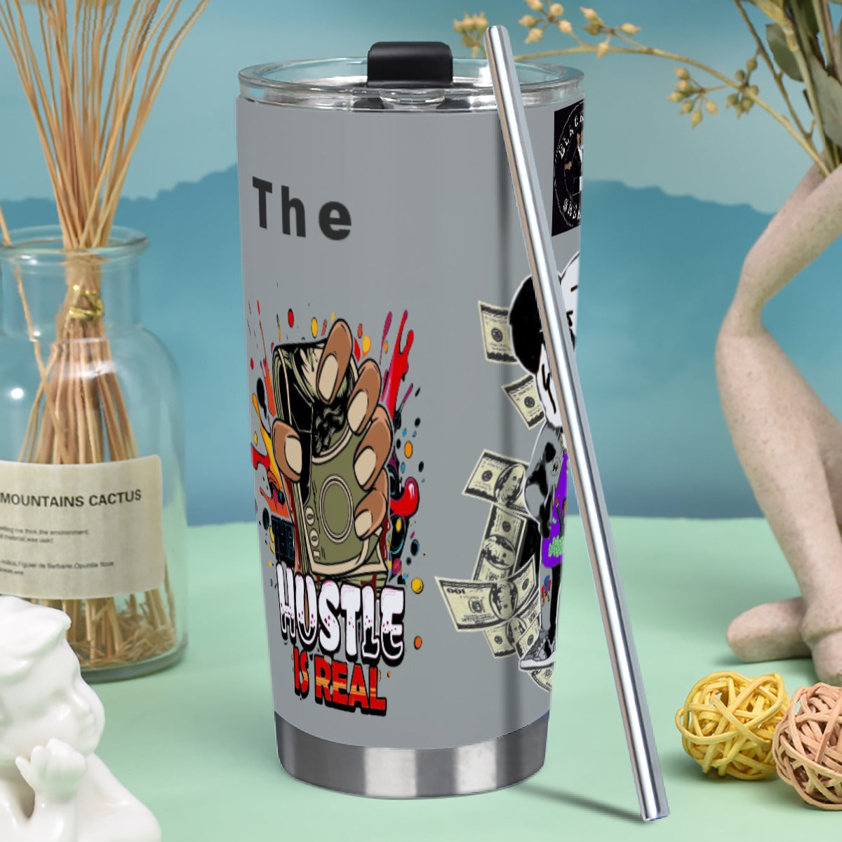 Tumbler 20oz (with Straw)
