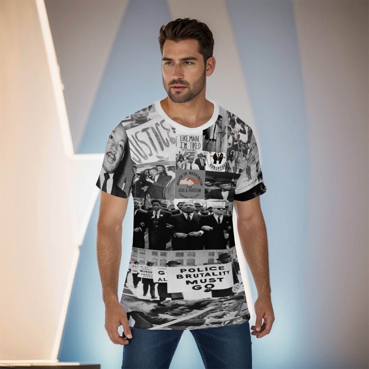 All-Over Print Men's O-Neck T-Shirt