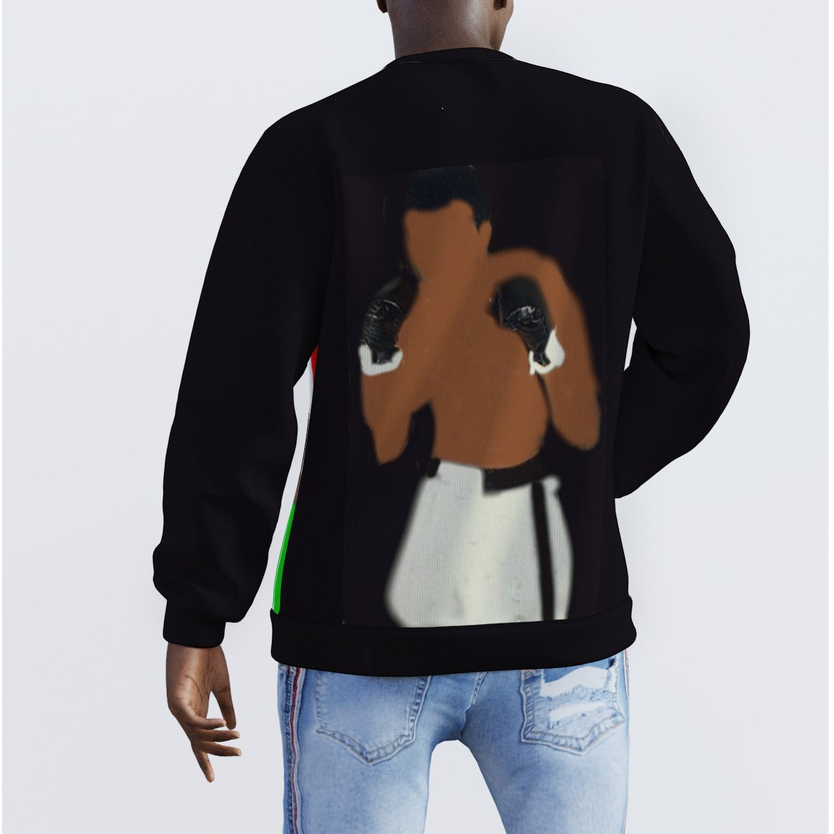 All-Over Print Men's Sweater