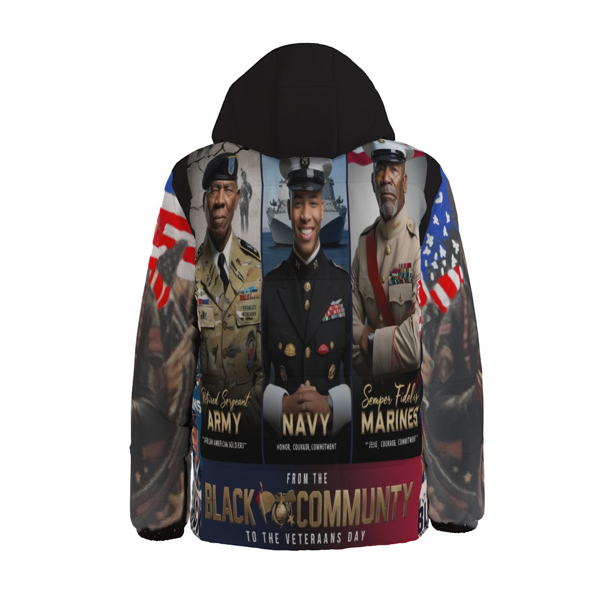 All-Over Print Unisex Part of BlackPowerCreations Veterans Collection