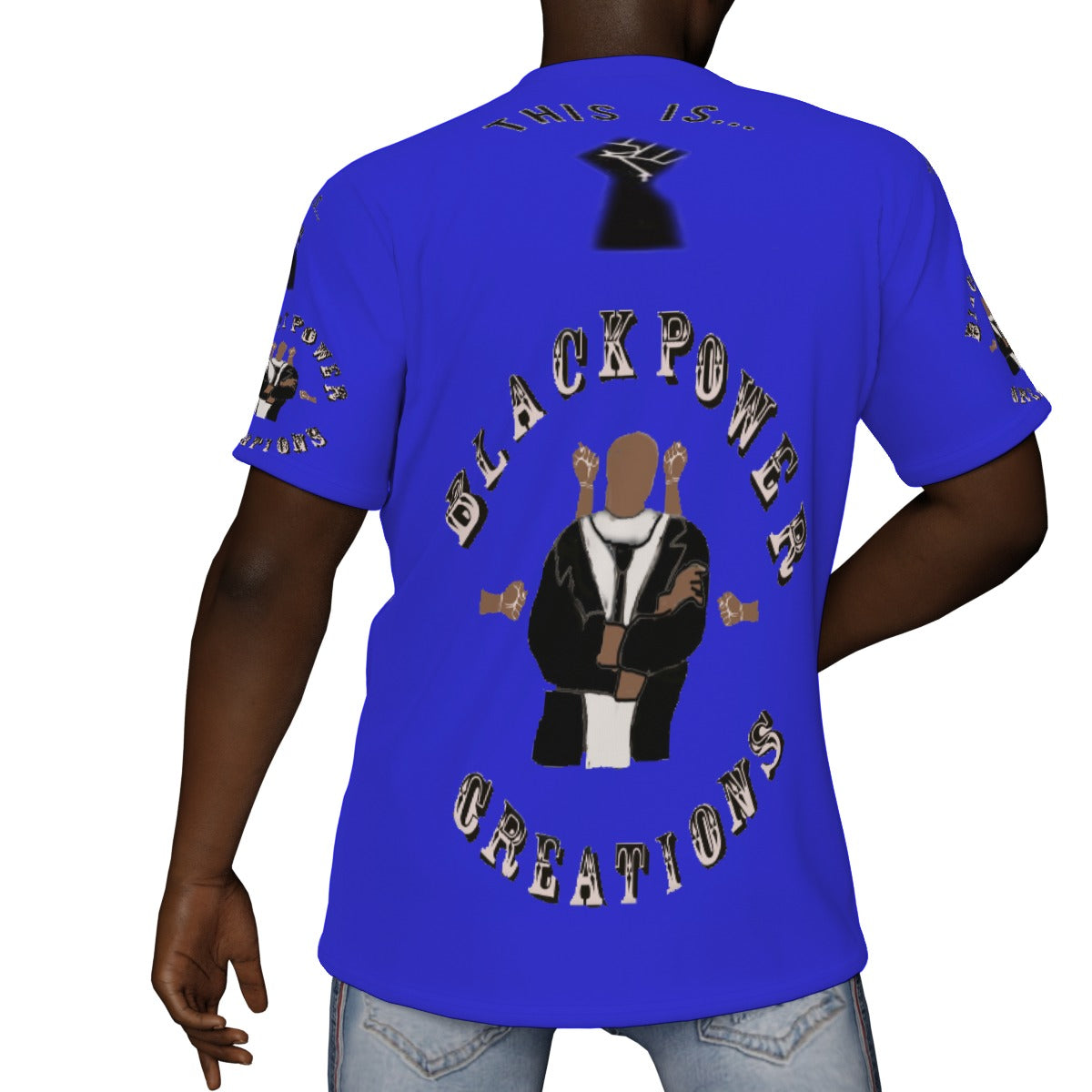 All-Over Print V-Neck T-Shirt