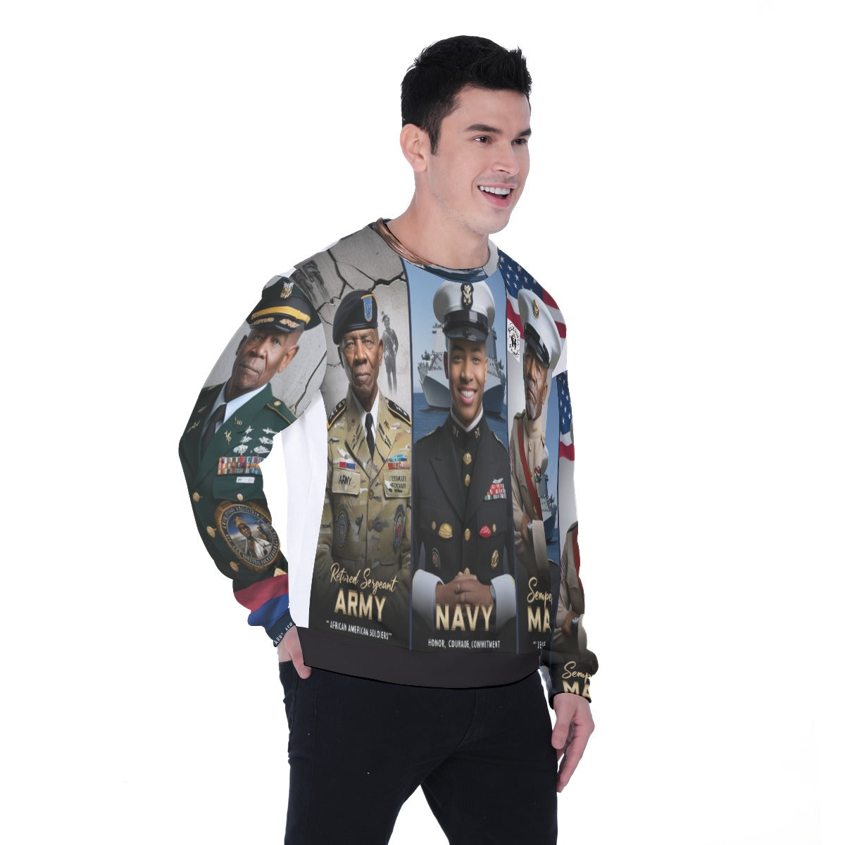 BlackPowerCreations Veterans sweatshirt