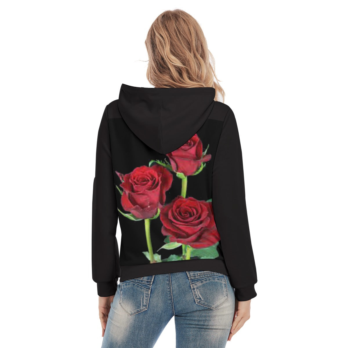 All-Over Print Women's Slim Pullover Hoodie