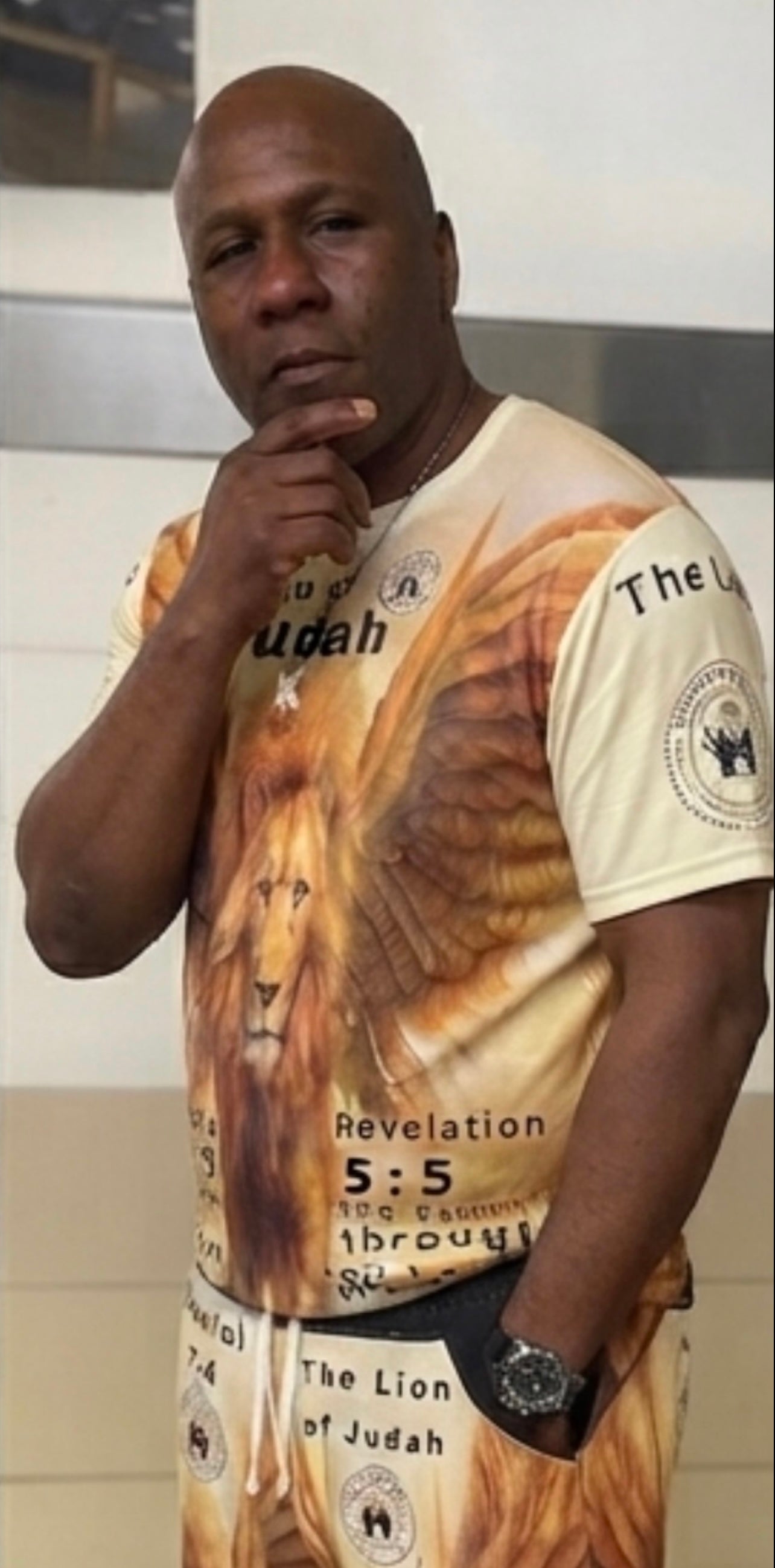 All-Over Print Men's Lion of Judah