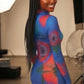 Bella's Creation' s All-Over Print Women's Hip Dress