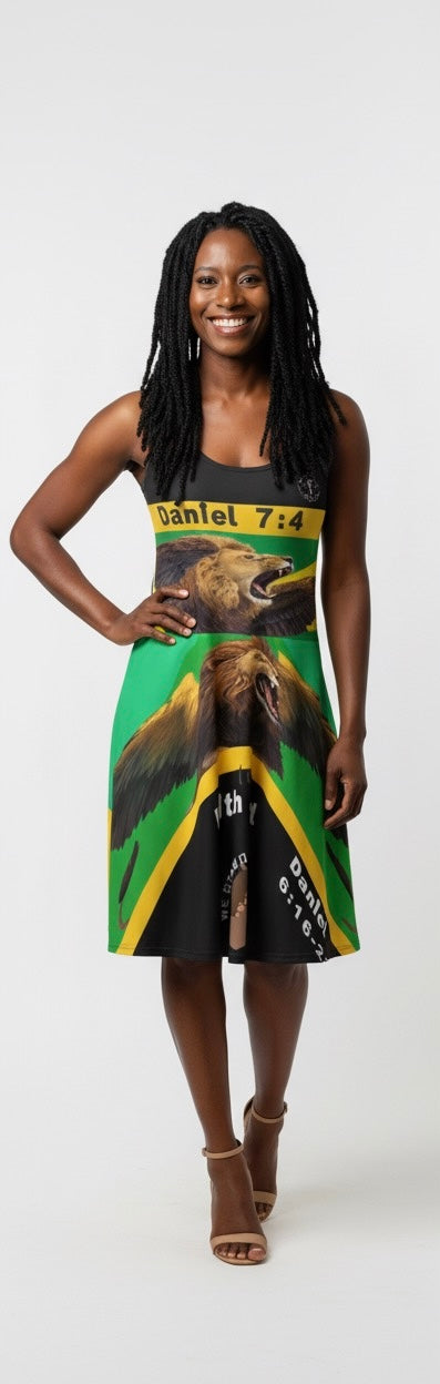 All-Over Women's dress Lion Of Judah/ Daniel's  Faith