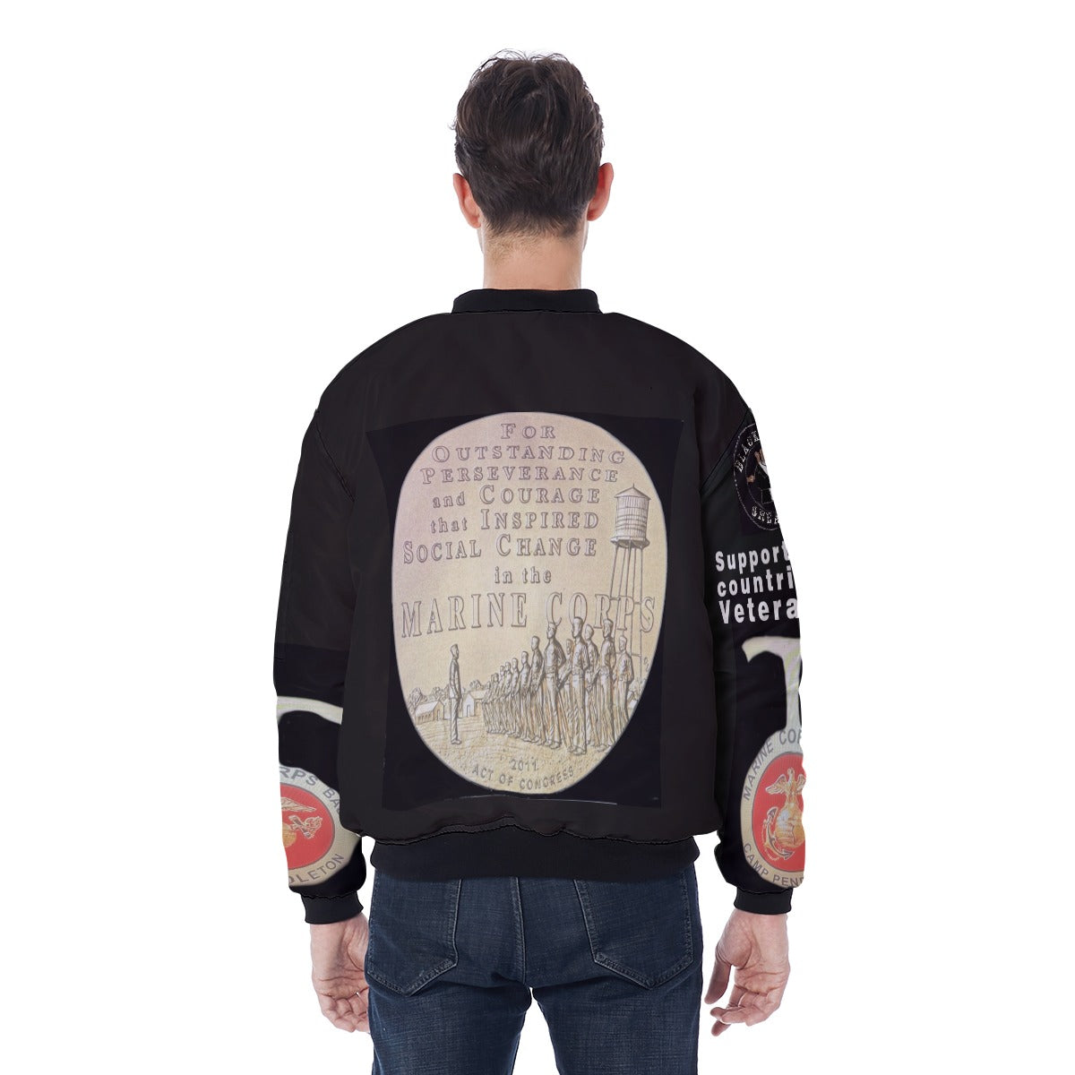 All-Over Print Men's Bomber Jacket