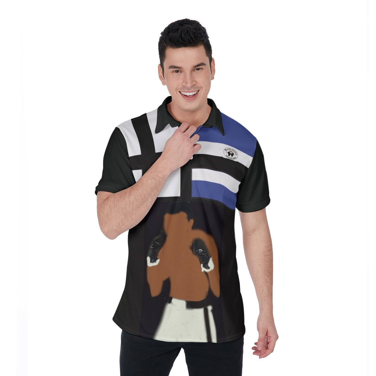 All-Over Print Men's Polo Shirt