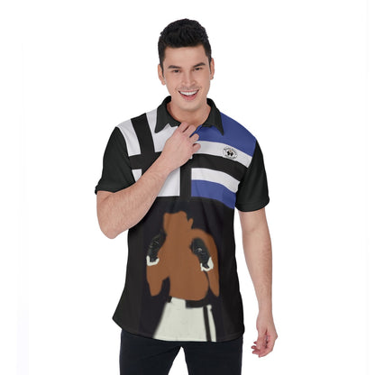 All-Over Print Men's Polo Shirt