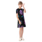 Bella's Creations All-Over Print Kid's Short Sleeve Dress