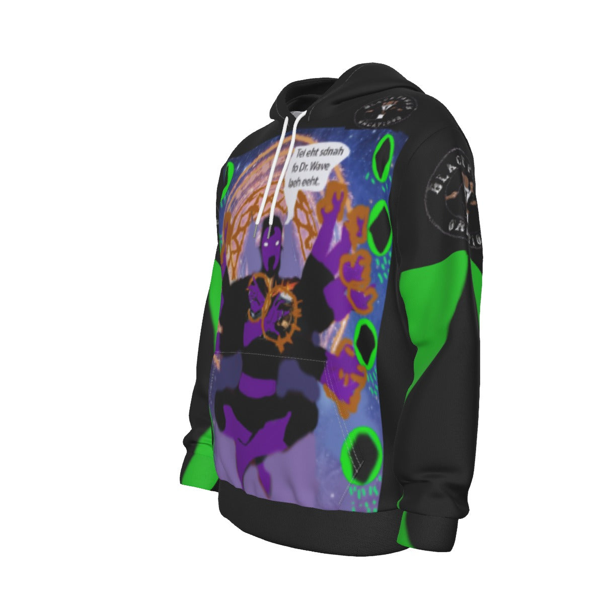 BlackPowerCreations Dr. WavePullover Hoodie