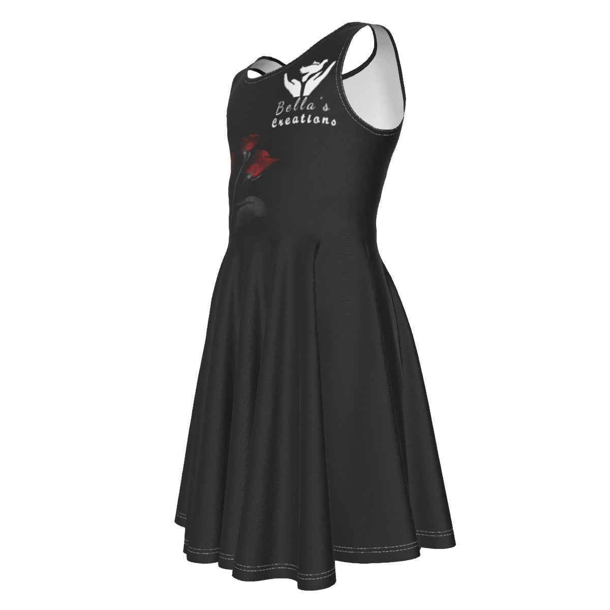 I am Unique dress Kid's Sleeveless Vest Dress
