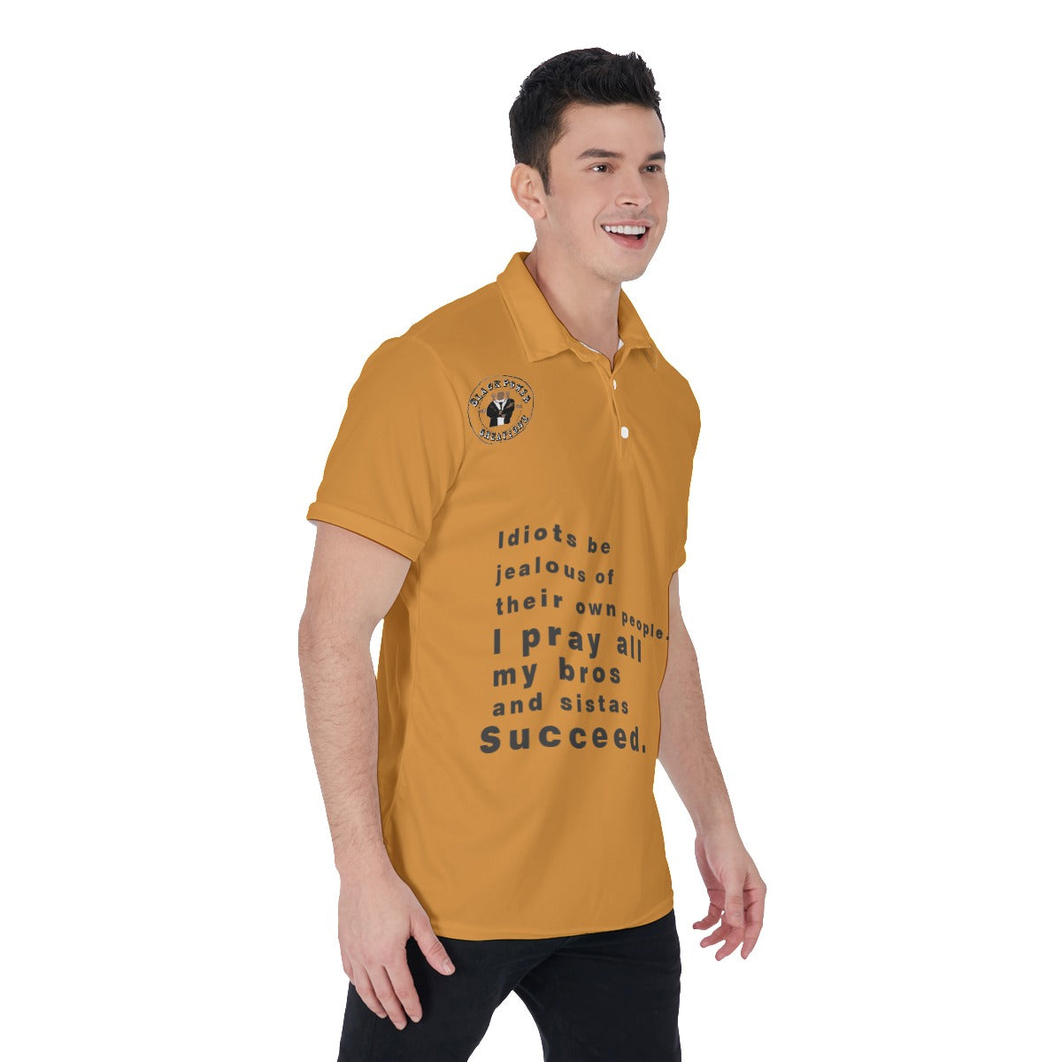 All-Over Print Men's Polo Shirt