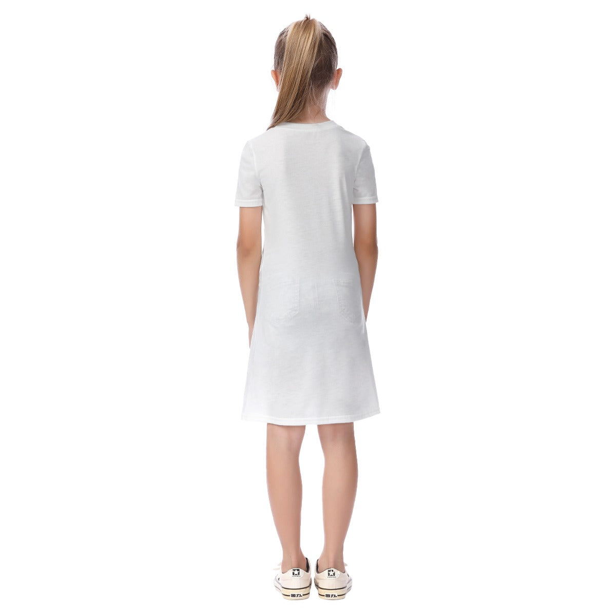 All-Over Print Kid's Short Sleeve Dress