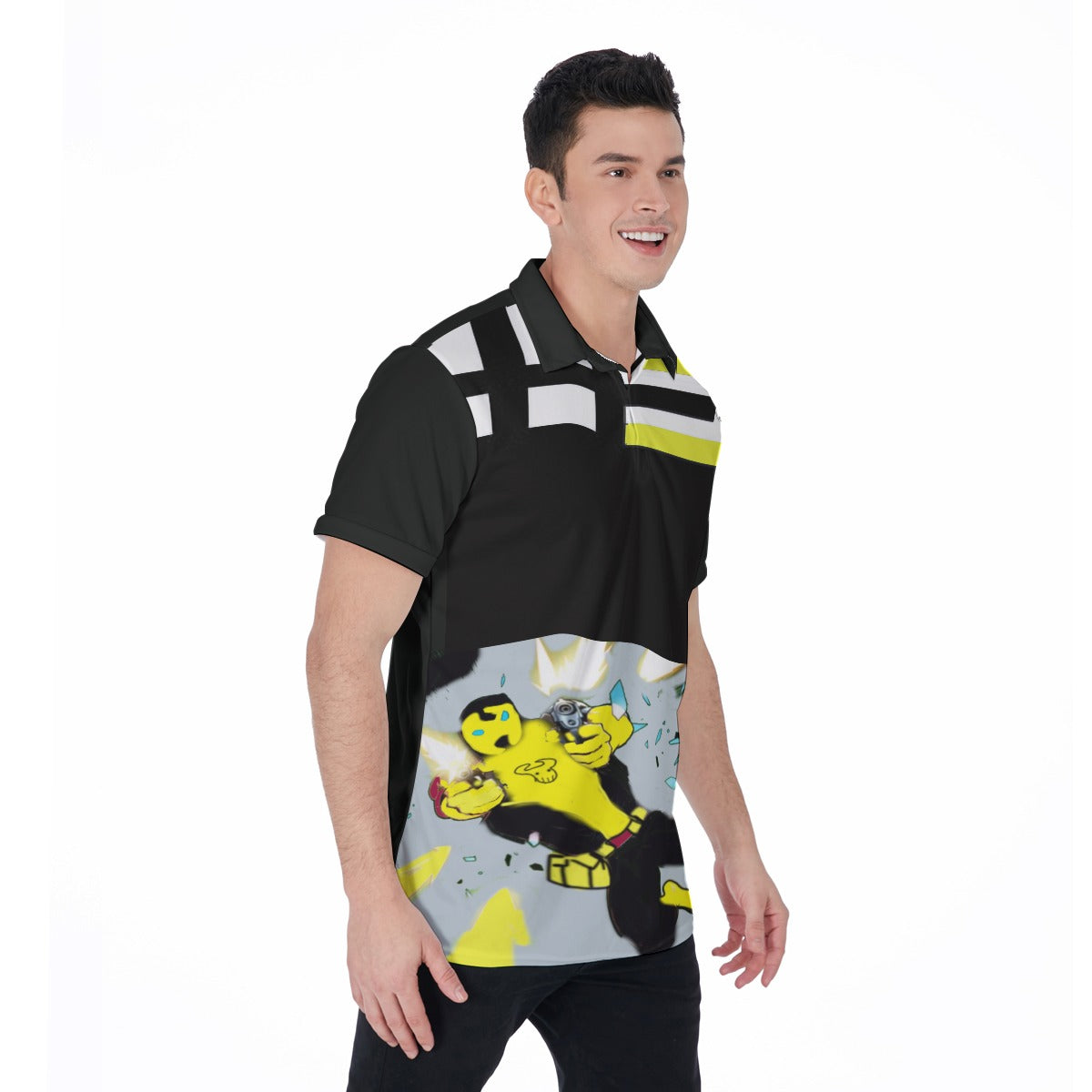 All-Over Print Men's Polo Shirt