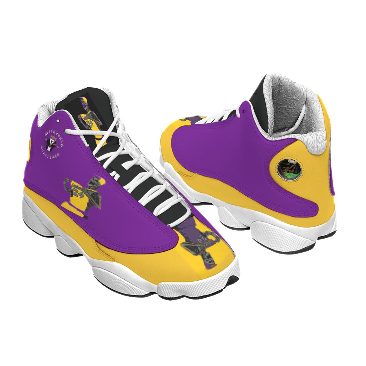 Men's Curved Basketball Shoes With Thick Soles