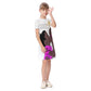 All-Over Print Kid's Short Sleeve Dress