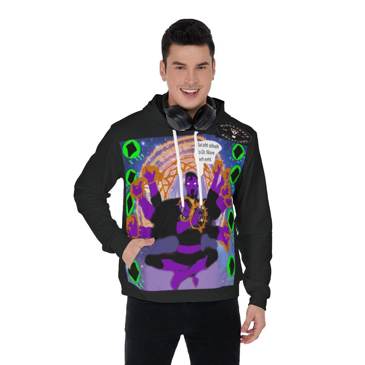 BlackPowerCreations Dr. Wave Pullover Hoodie