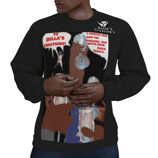 All-Over Print Men's Thicken Sweater