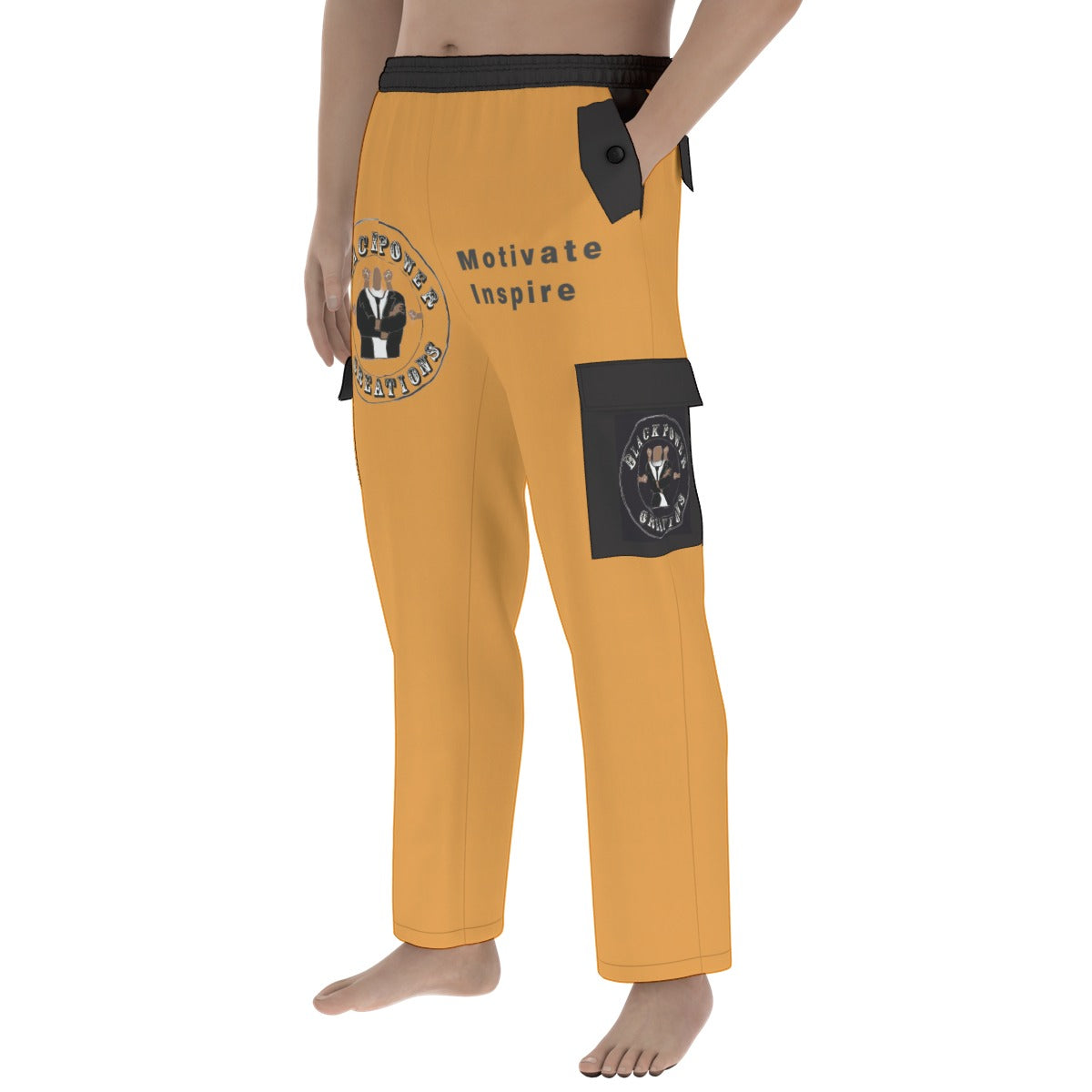 All-Over Print Men's Pocket Cargo Pants