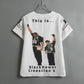 All-Over Print Women's Imitation Flax Round Neck T-shirt