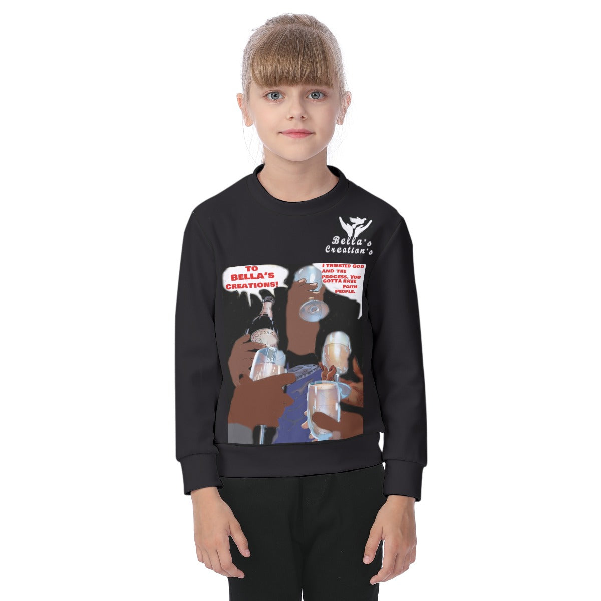 All-Over Print Kid's Sweatshirt