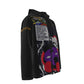 Pure Evil's All-Over Print Men's Hooded Zipper Windproof Jacket