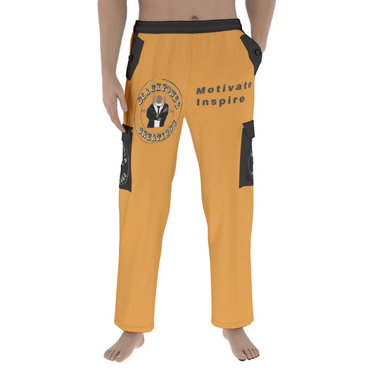 All-Over Print Men's Pocket Cargo Pants