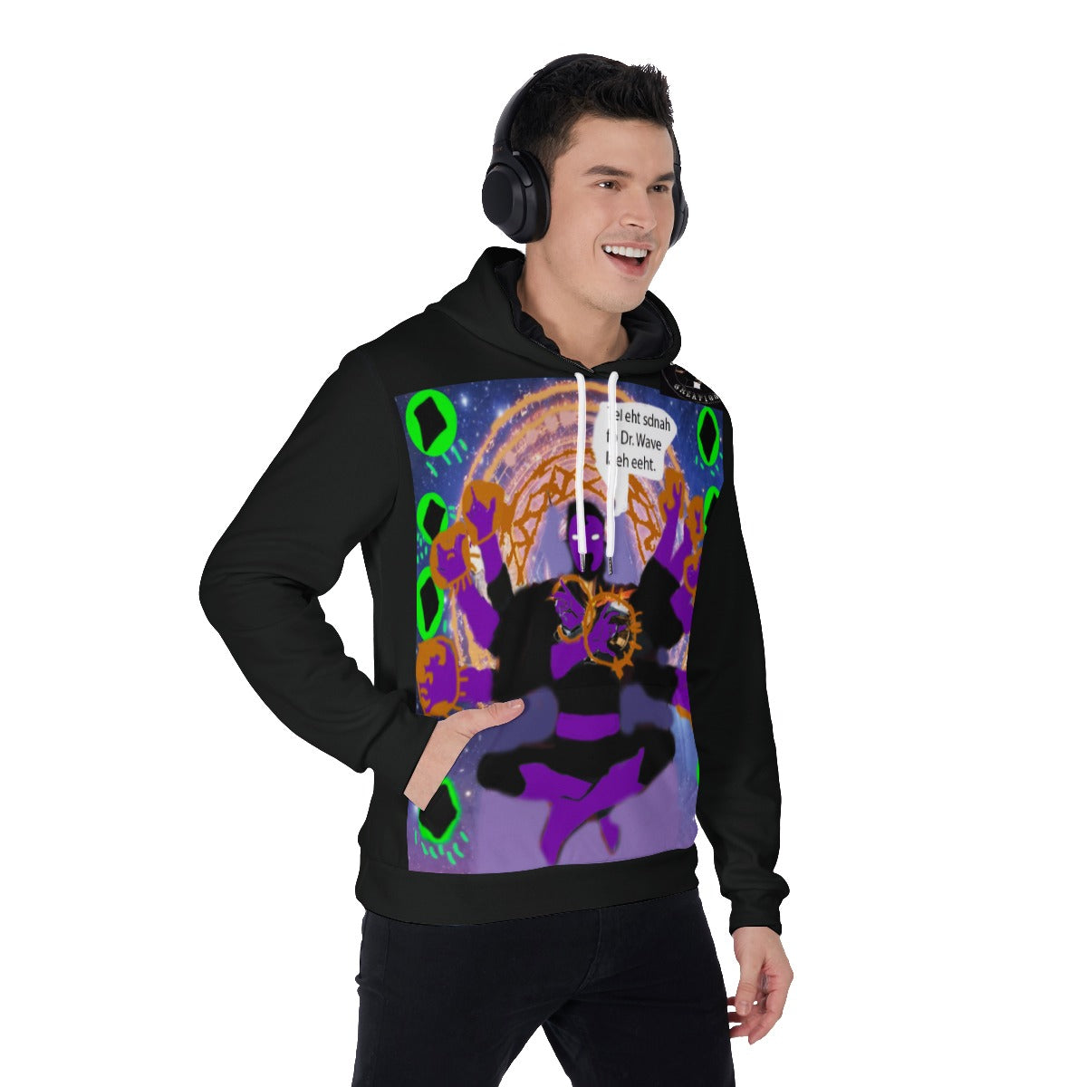 BlackPowerCreations Dr. Wave Pullover Hoodie