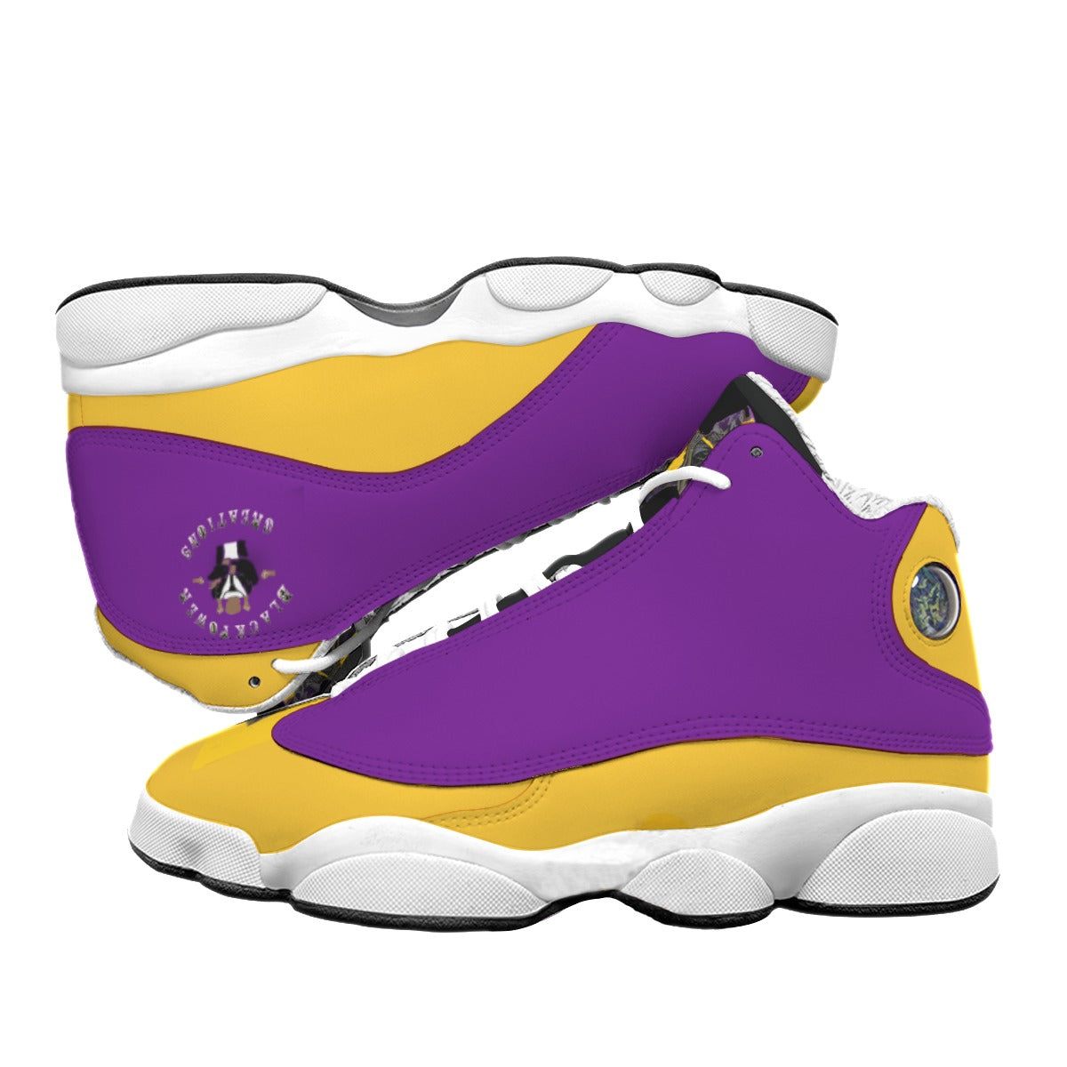 Men's Curved Basketball Shoes With Thick Soles