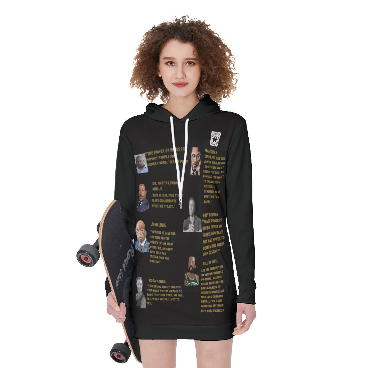 All-Over Print Women's Long Hoodie