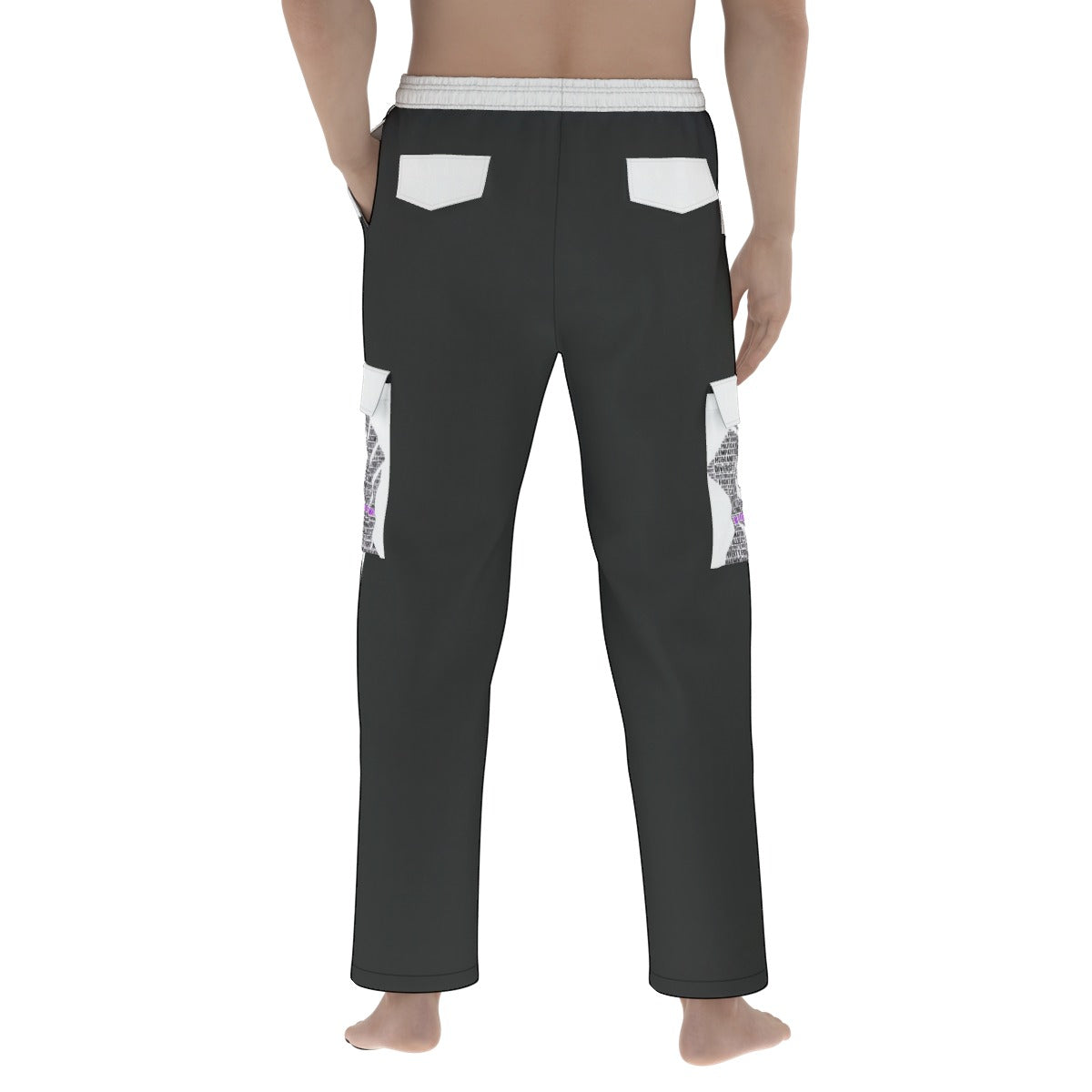 All-Over Print Men's Pocket Cargo Pants