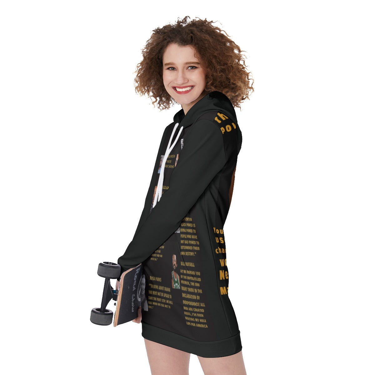 All-Over Print Women's Long Hoodie