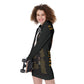 All-Over Print Women's Long Hoodie